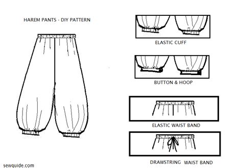 genie pants sewing pattern|harem pants pattern simplicity.